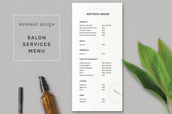 Salon Rack Card Templates | 20+ Free & Premium PSD | Ai | EPS Downloads
